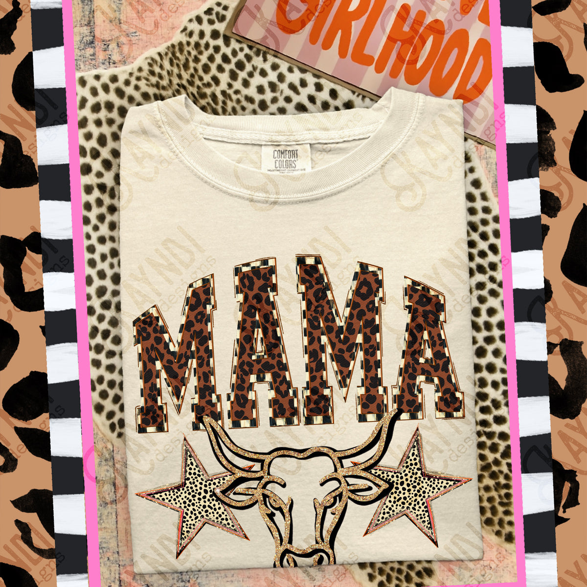 Mama Bulls Mascot (Kayndi) DTF Transfer