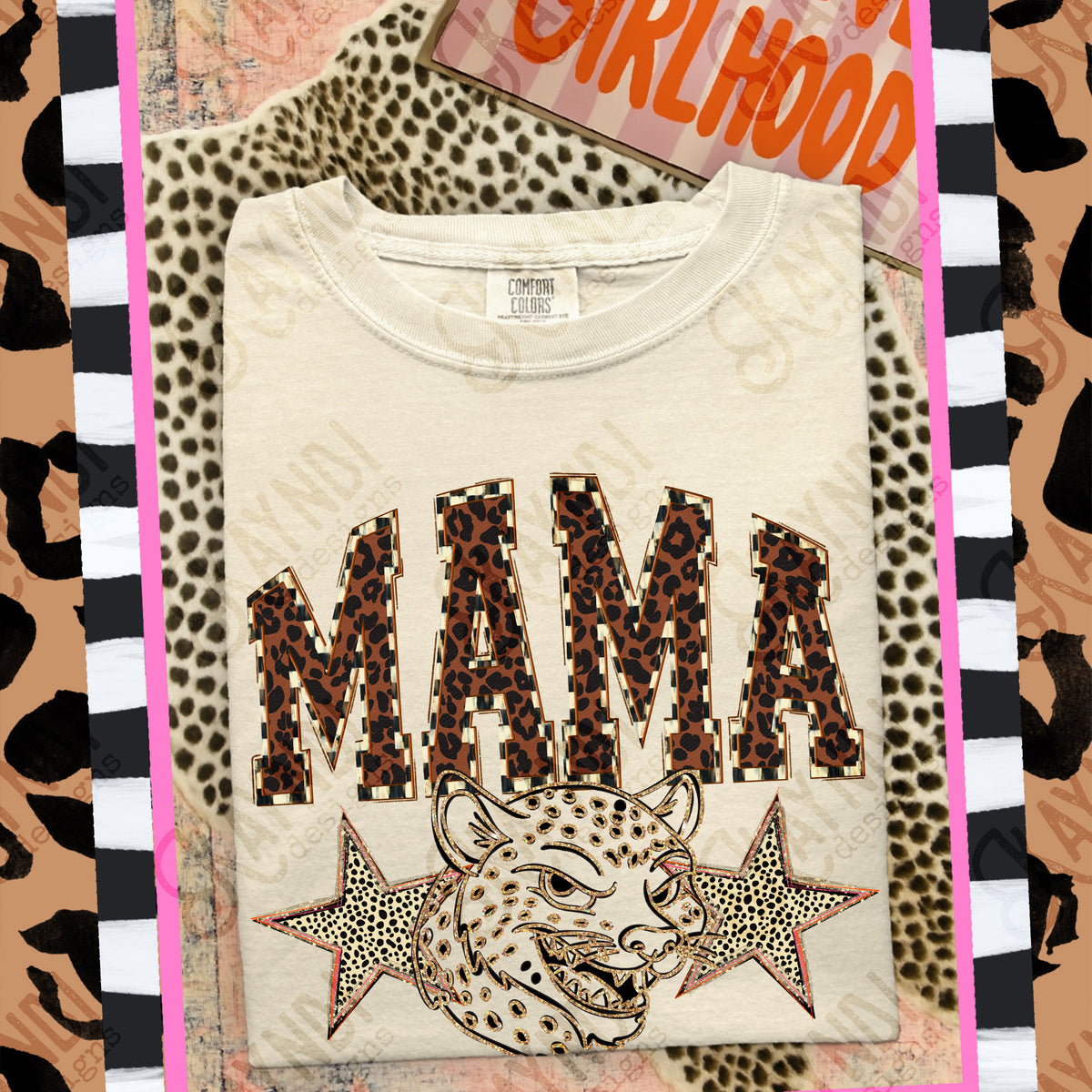 Mama cheethas Mascot (Kayndi) DTF Transfer