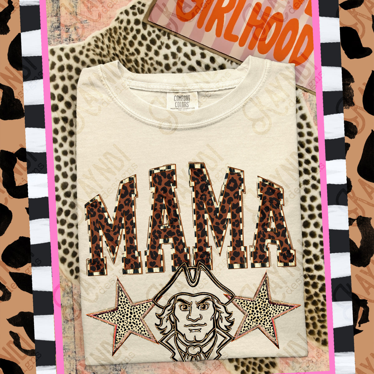 Mama commodores Mascot (Kayndi) DTF Transfer