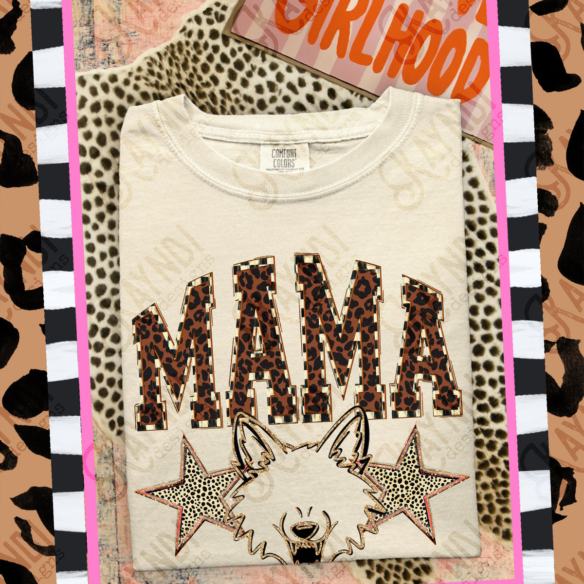 Mama coyotes Mascot (Kayndi) DTF Transfer