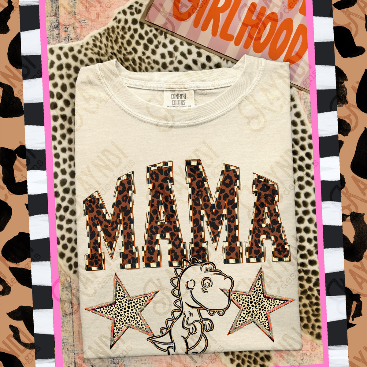 Mama dinos Mascot (Kayndi) DTF Transfer