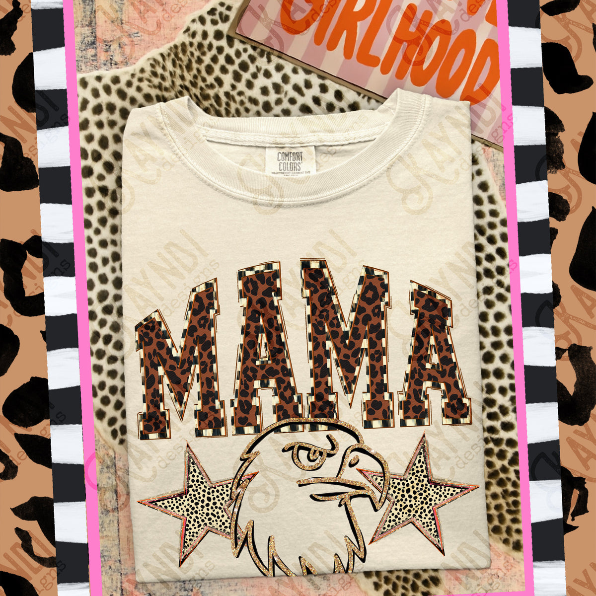 Mama eagles Mascot (Kayndi) DTF Transfer