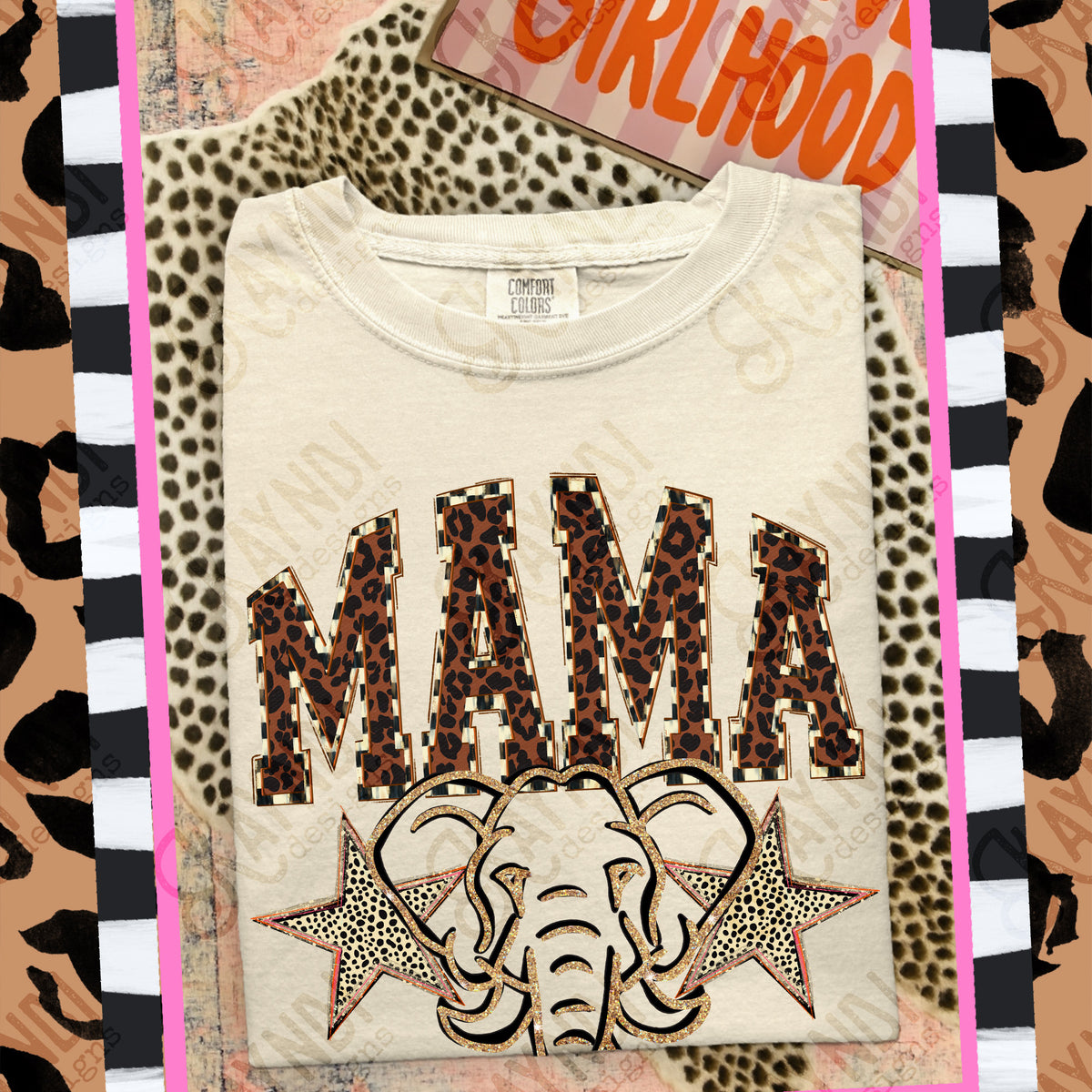 Mama elephants Mascot (Kayndi) DTF Transfer