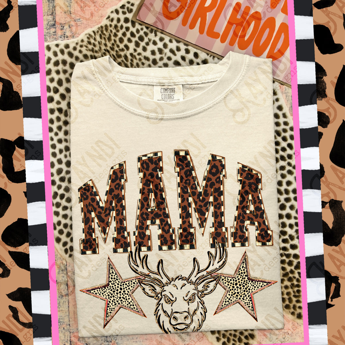 Mama elks Mascot (Kayndi) DTF Transfer