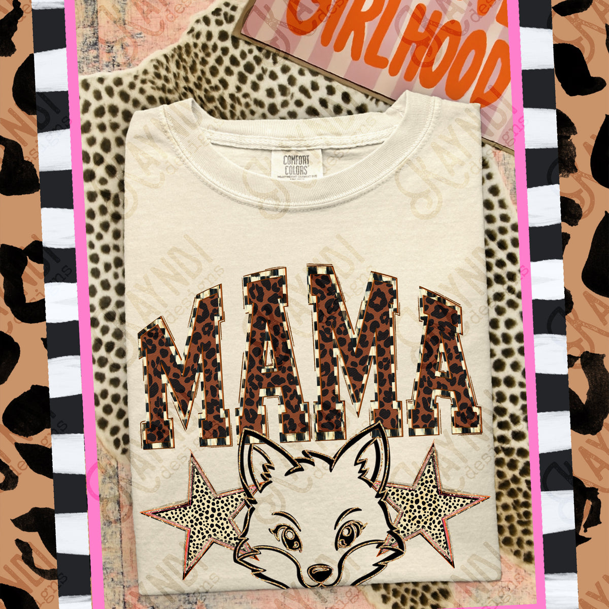 Mama foxes Mascot (Kayndi) DTF Transfer