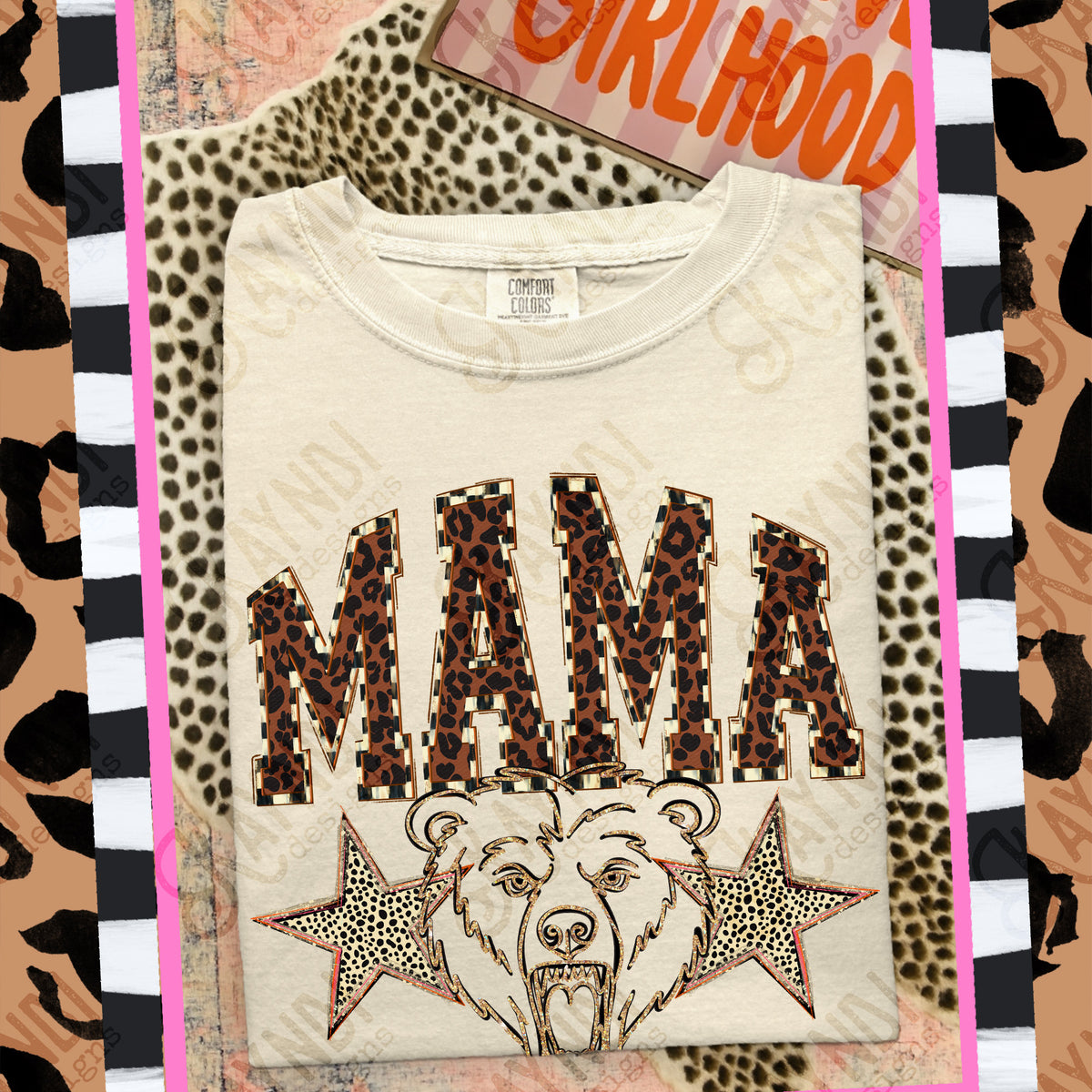 Mama grizzlies Mascot (Kayndi) DTF Transfer
