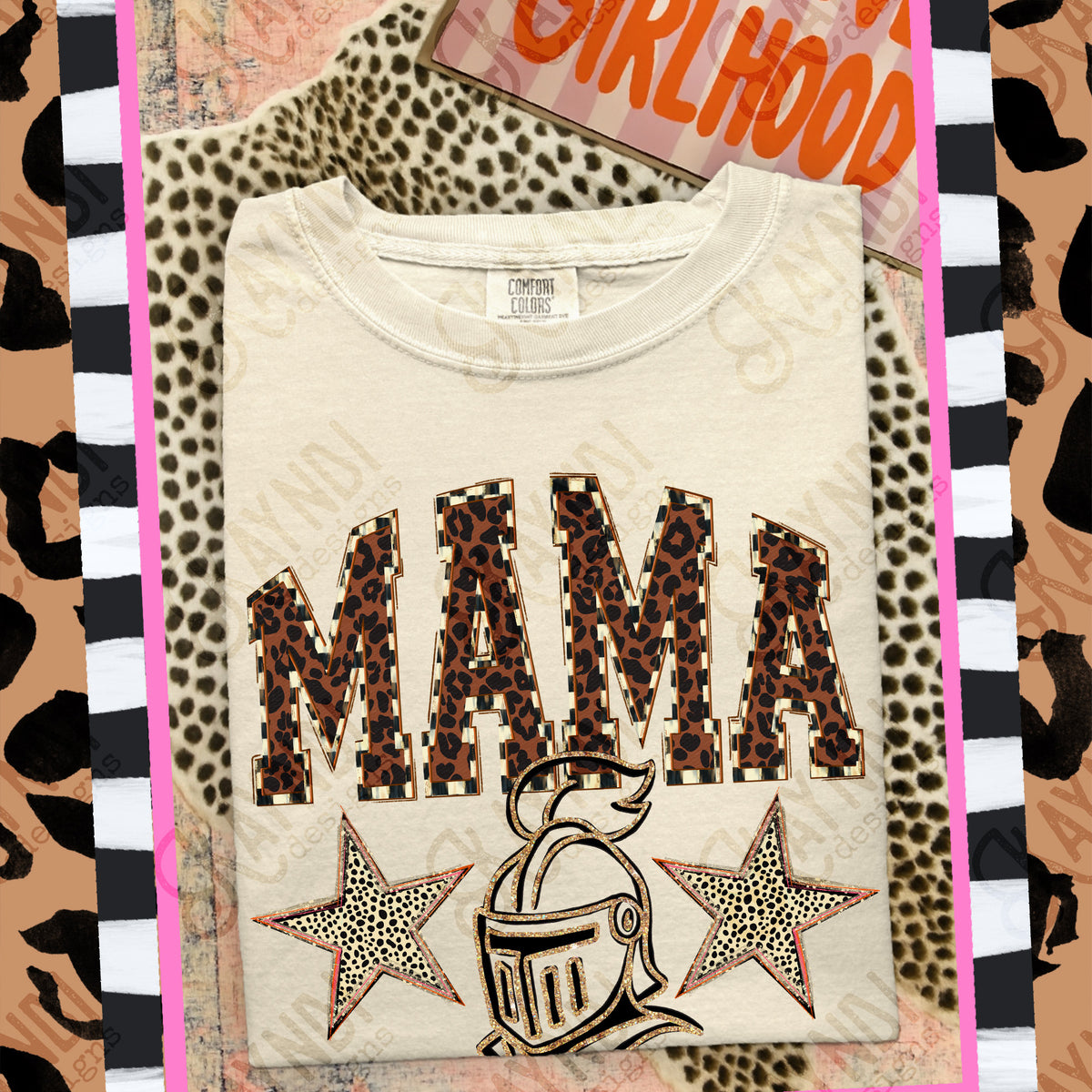 Mama knights Mascot (Kayndi) DTF Transfer
