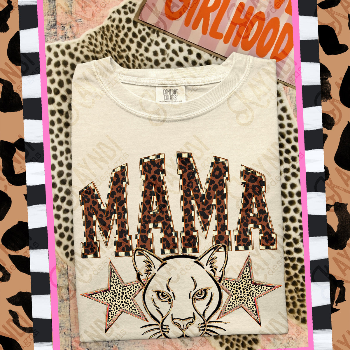 Mama mountain lions Mascot (Kayndi) DTF Transfer