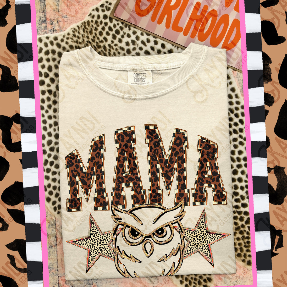 Mama owls Mascot (Kayndi) DTF Transfer