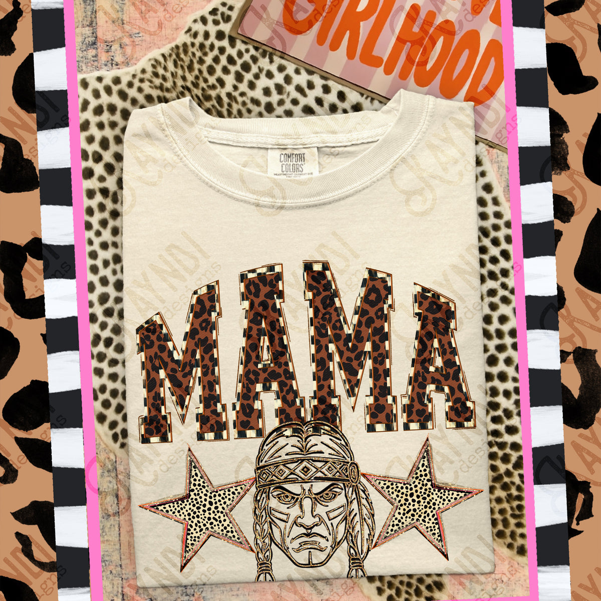 Mama redskin Mascot (Kayndi) DTF Transfer