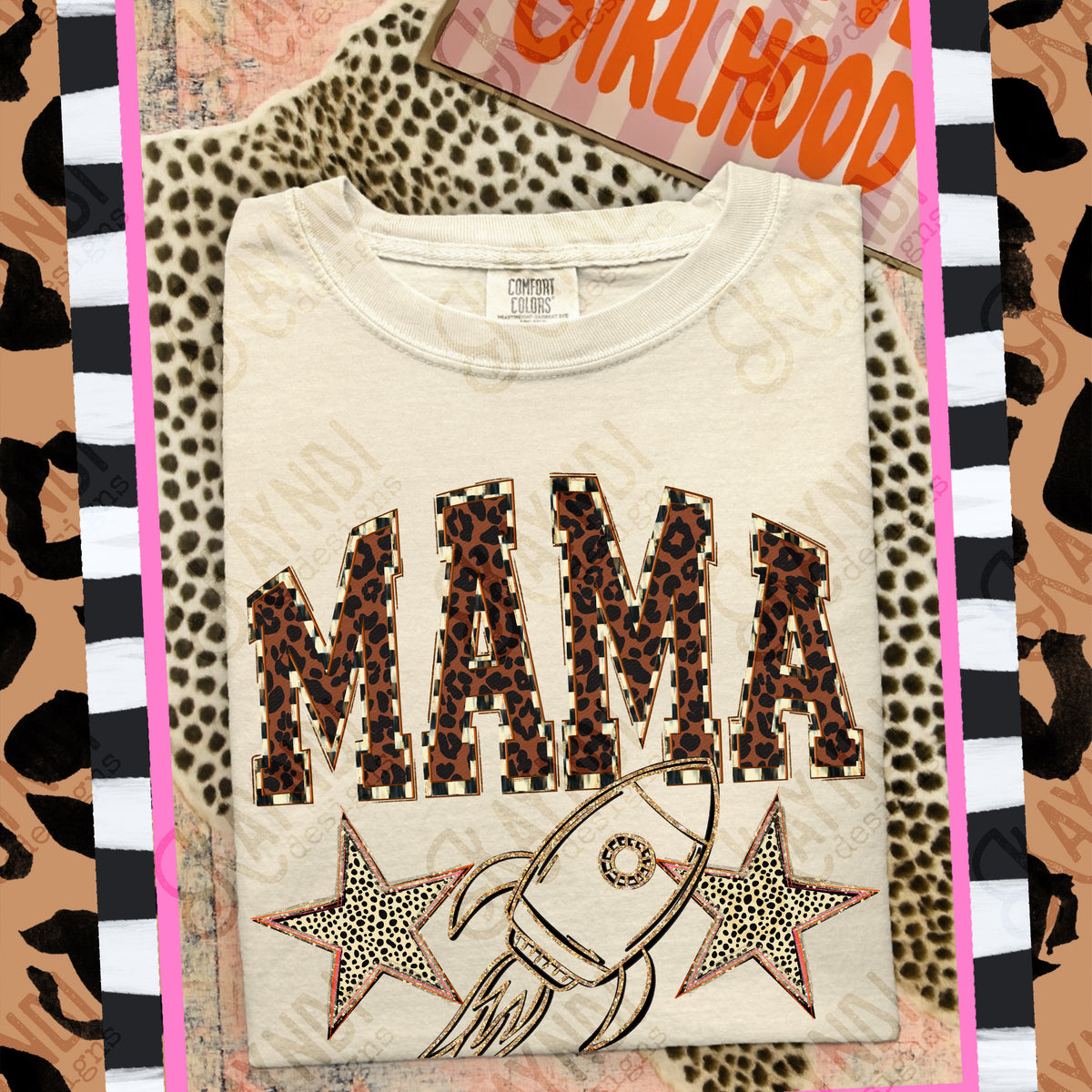 Mama rockets Mascot (Kayndi) DTF Transfer
