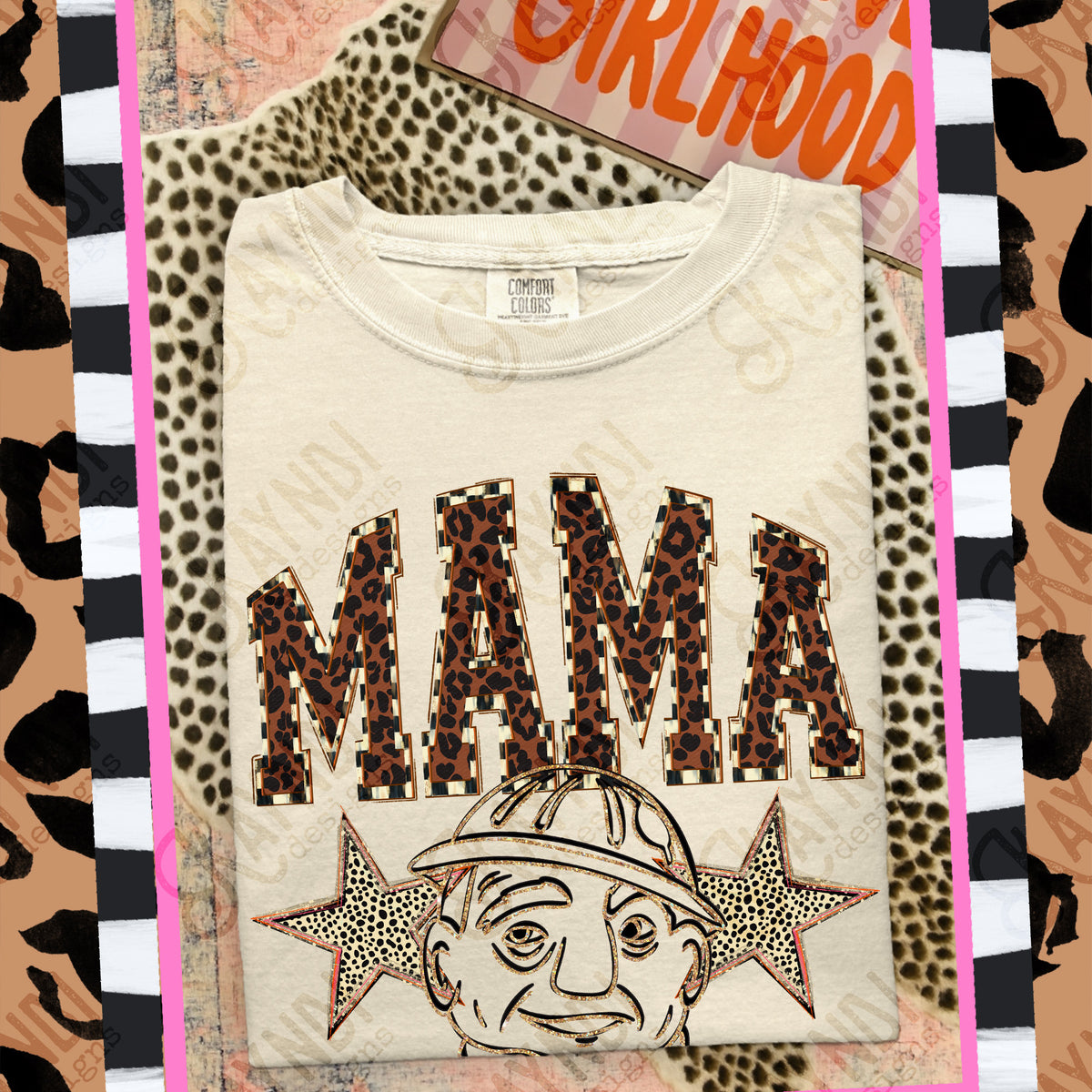 Mama roughnecks Mascot (Kayndi) DTF Transfer