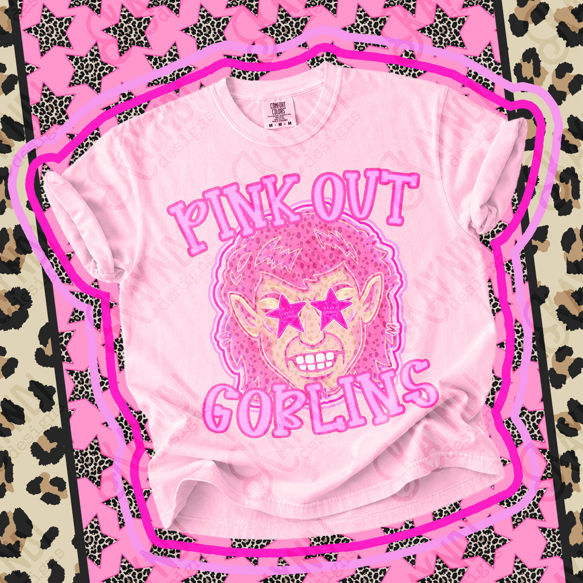 Pink out Goblins star eyes (Kayndi) DTF Transfer