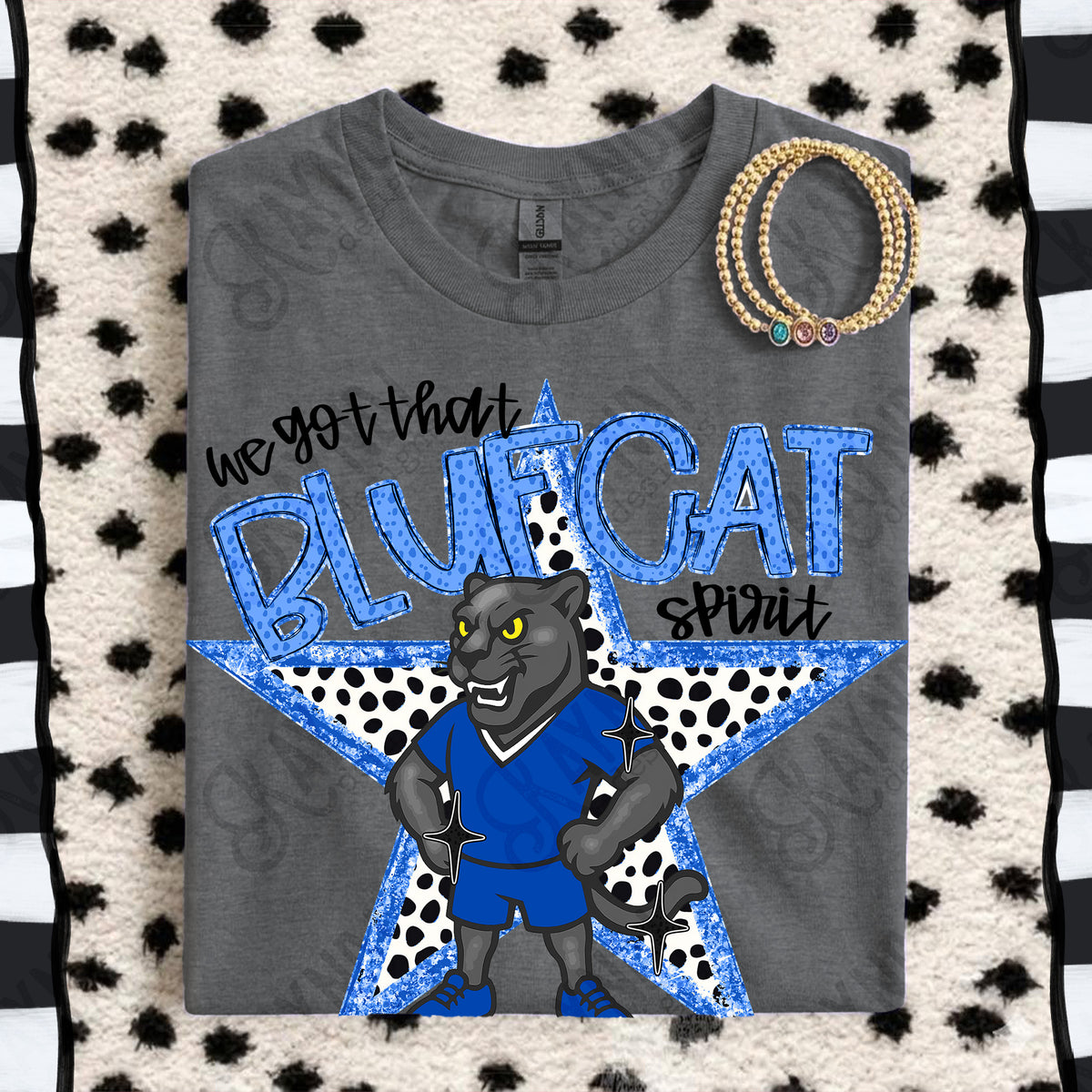 We got that Bluecat spirit star BLUE (Kayndi) DTF Transfer