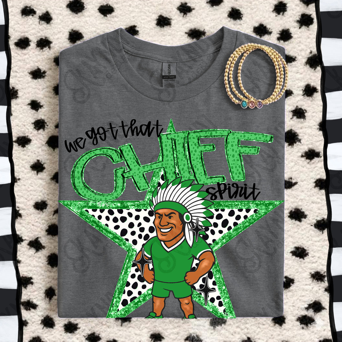 We got that Chief spirit star GREEN (Kayndi) DTF Transfer