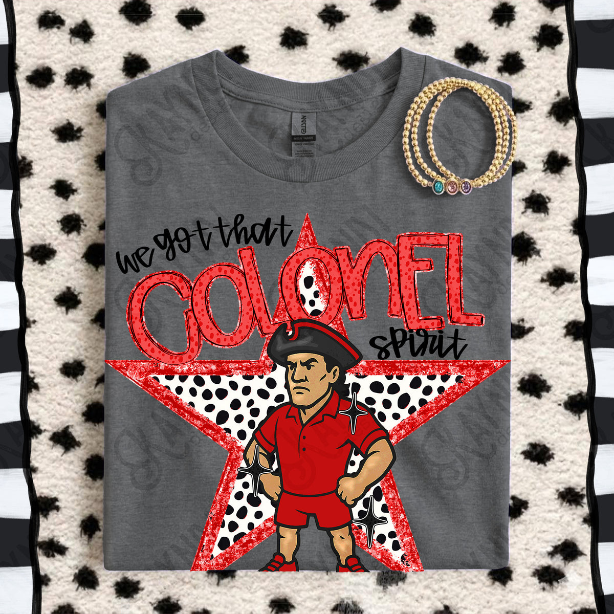 We got that Colonel spirit star RED (Kayndi) DTF Transfer