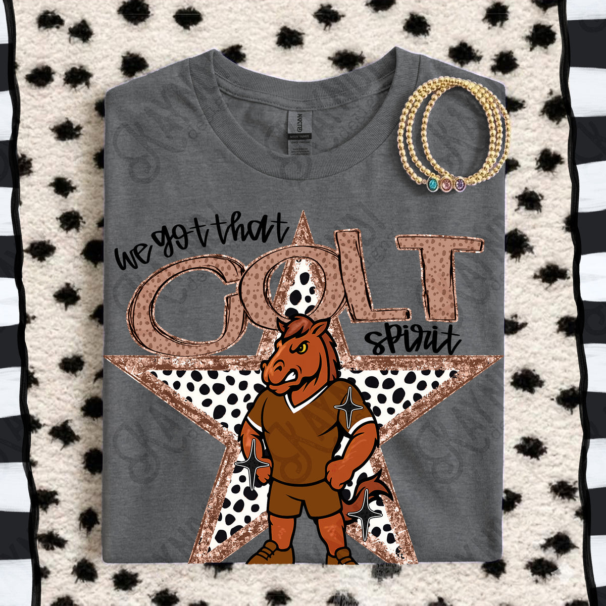 We got that Colt spirit star BROWN (Kayndi) DTF Transfer