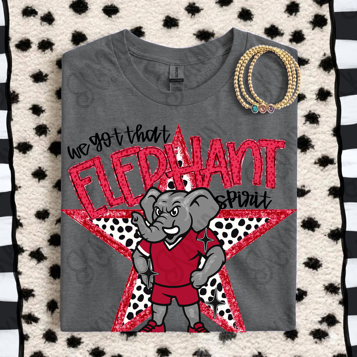 We got that Elephant spirit star RED (Kayndi) DTF Transfer