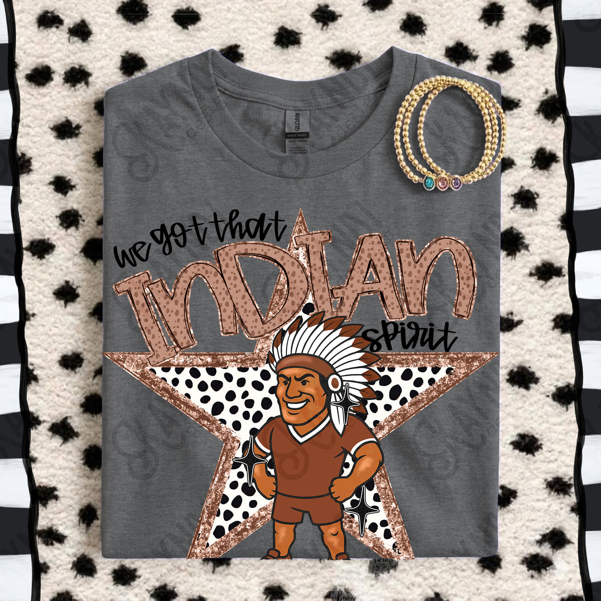 We got that Indian spirit star BROWN (Kayndi) DTF Transfer