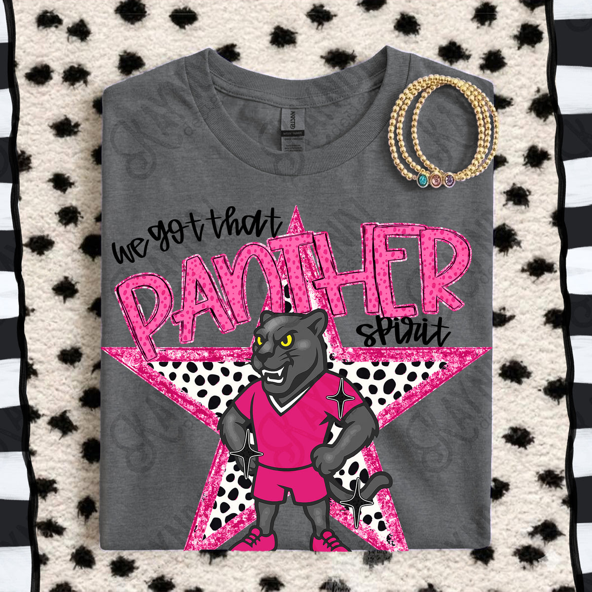 We got that Panther spirit star PINK (Kayndi) DTF Transfer