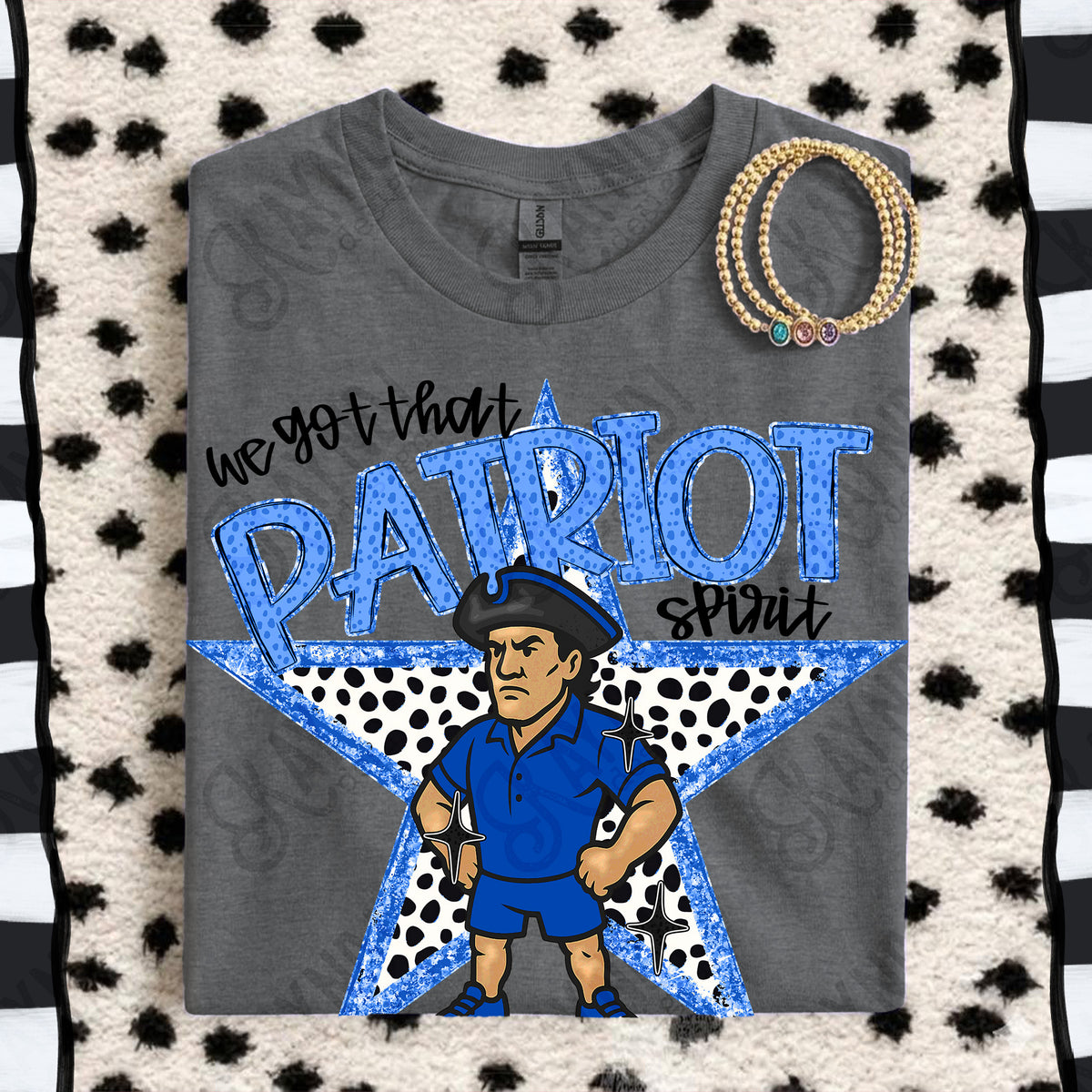 We got that Patriot spirit star BLUE (Kayndi) DTF Transfer