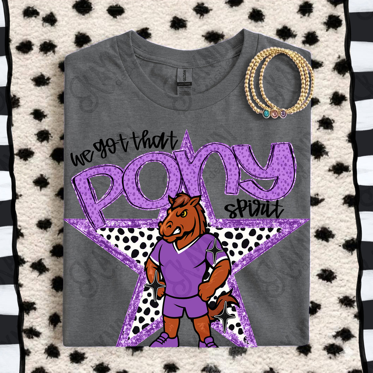 We got that Pony spirit star PURPLE (Kayndi) DTF Transfer