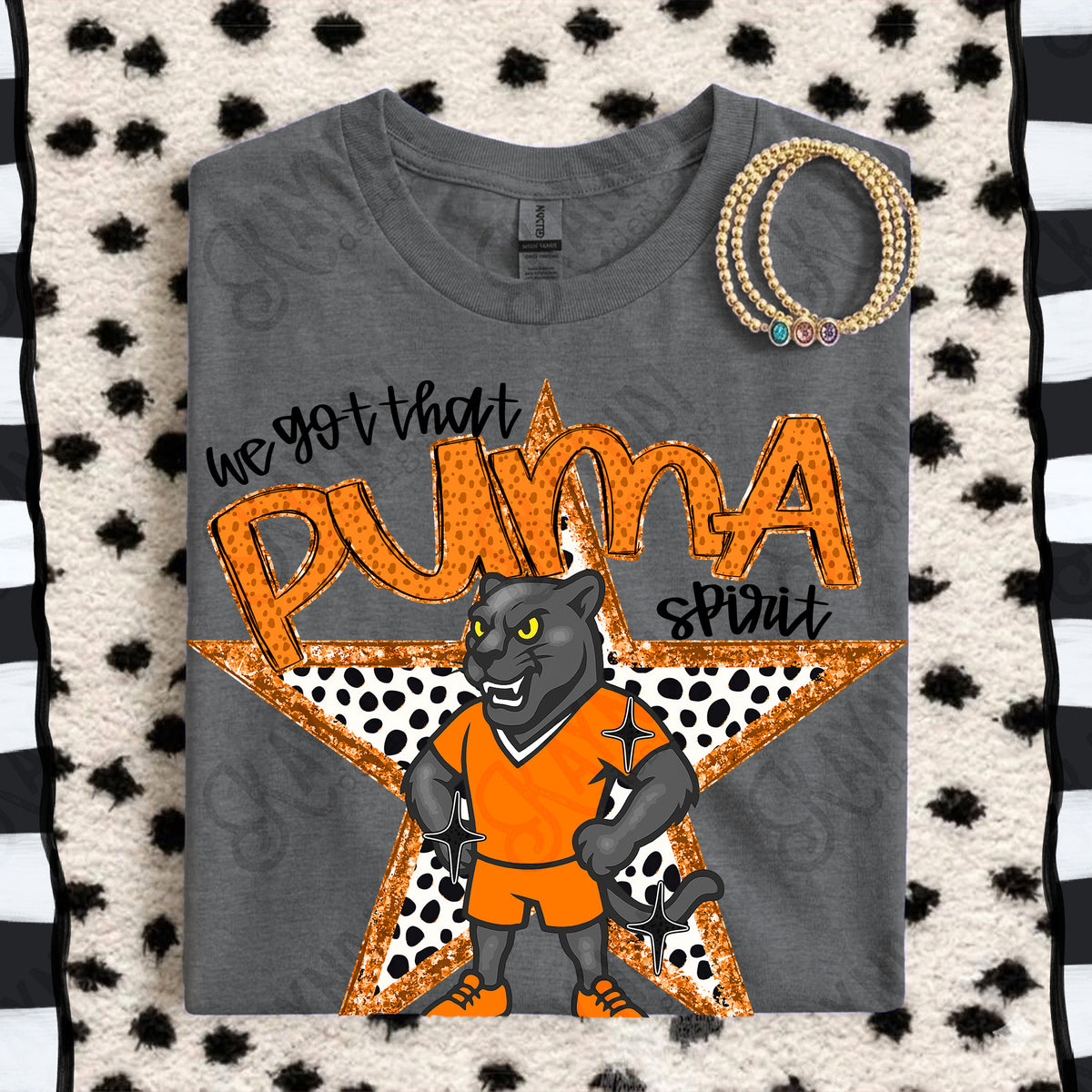 We got that Puma spirit star ORANGE (Kayndi) DTF Transfer