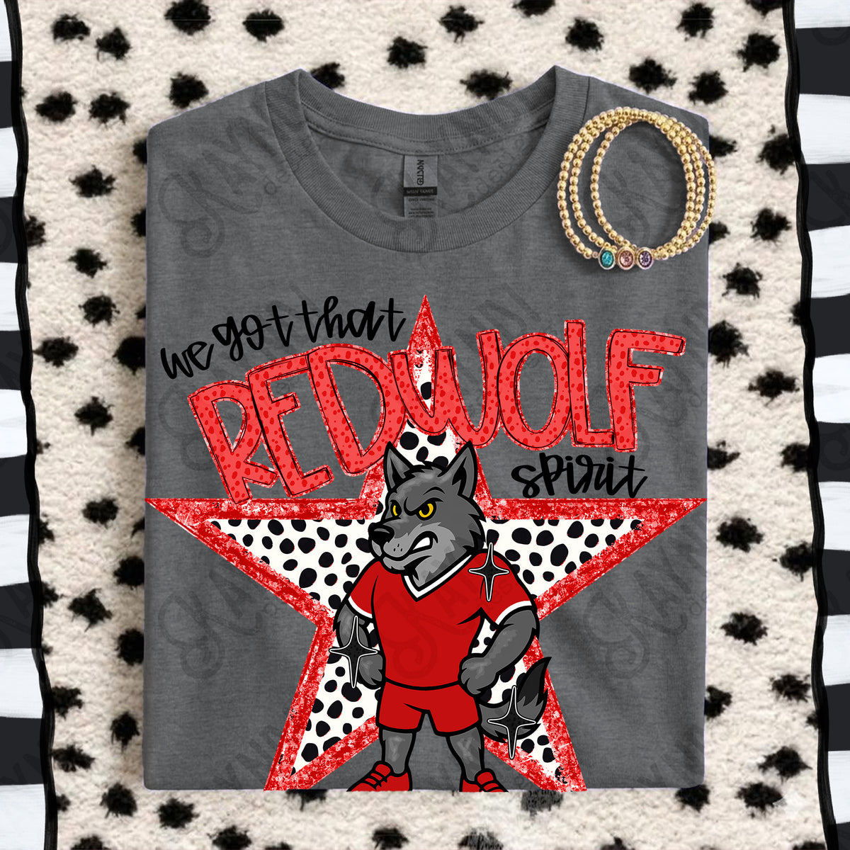 We got that Redwolf spirit star RED (Kayndi) DTF Transfer