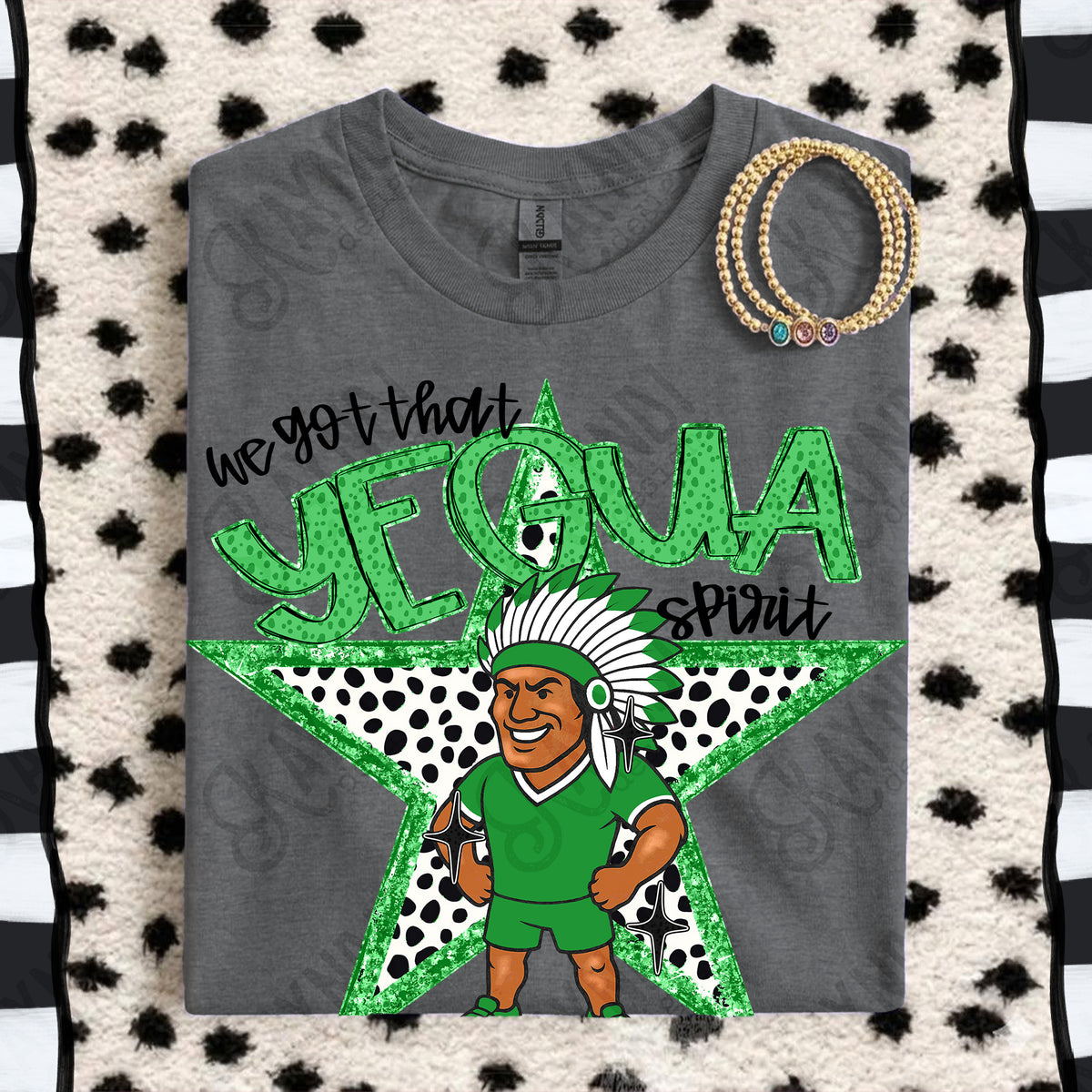 We got that Yegua spirit star GREEN (Kayndi) DTF Transfer