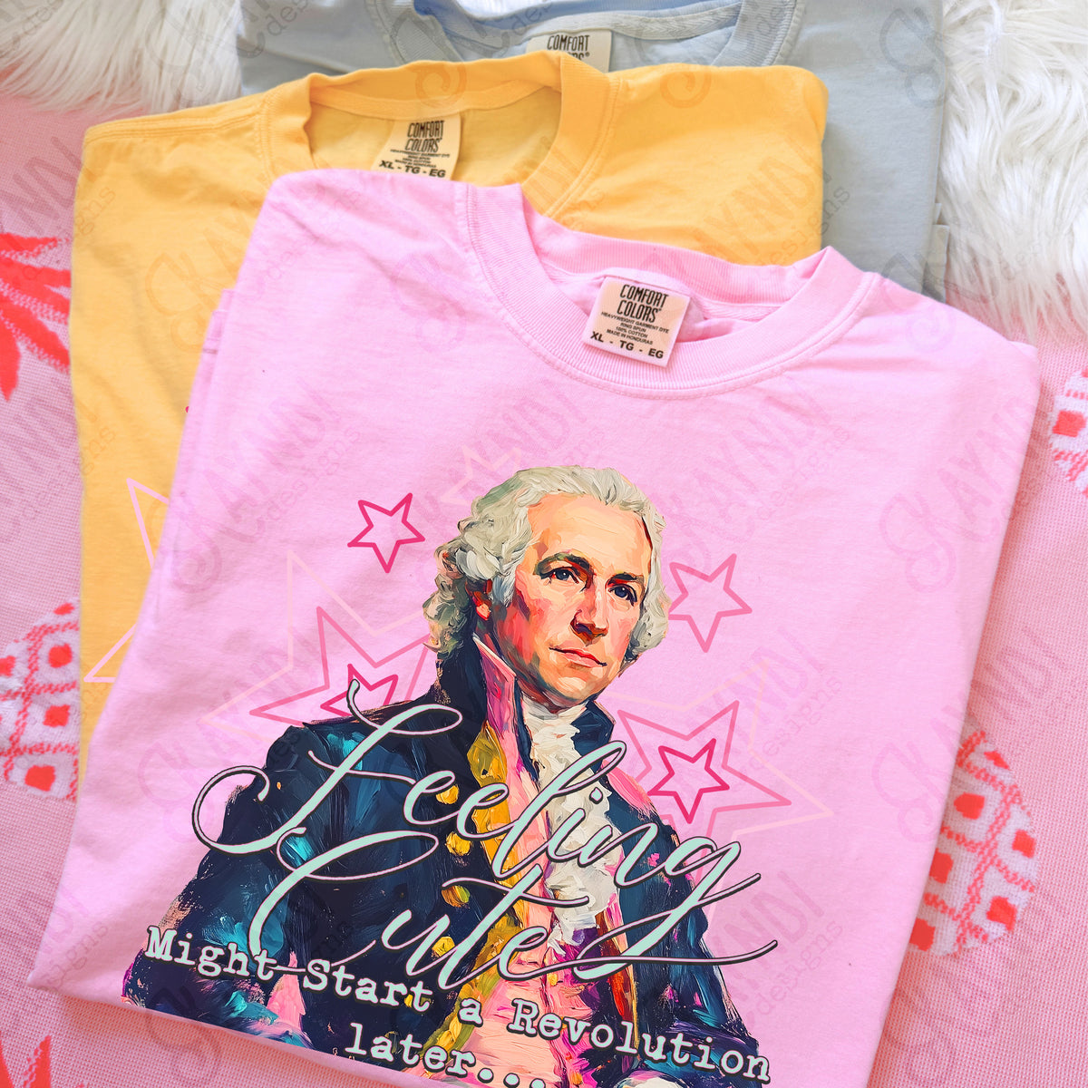 Feeling cute might start a revolution later (Kayndi) DTF Transfer
