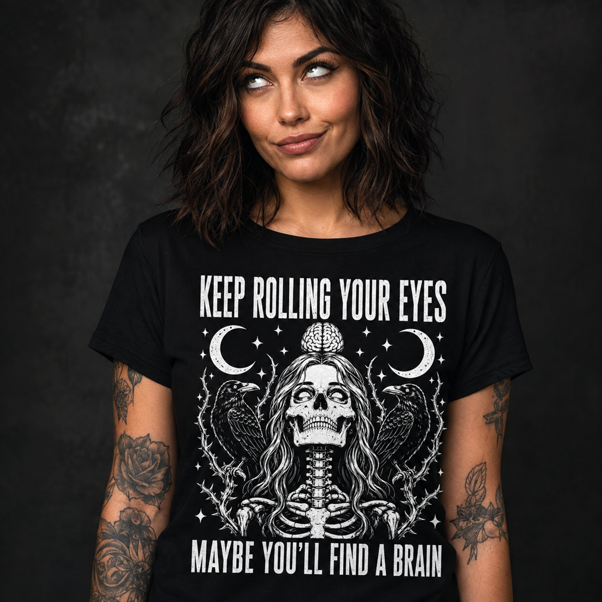Keep rolling your eyes, maybe you'll find a brain (KD)Transfer