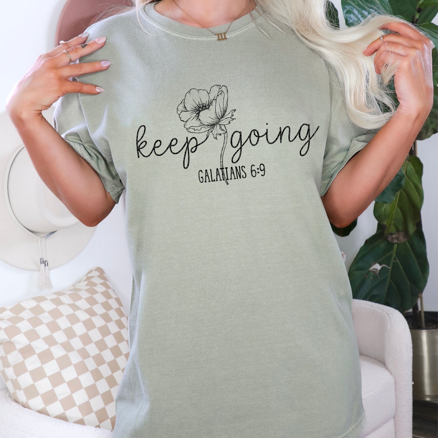 keep Going (BLACK) (SDD) 83002 DTF Transfer – Mud & Grace Transfers
