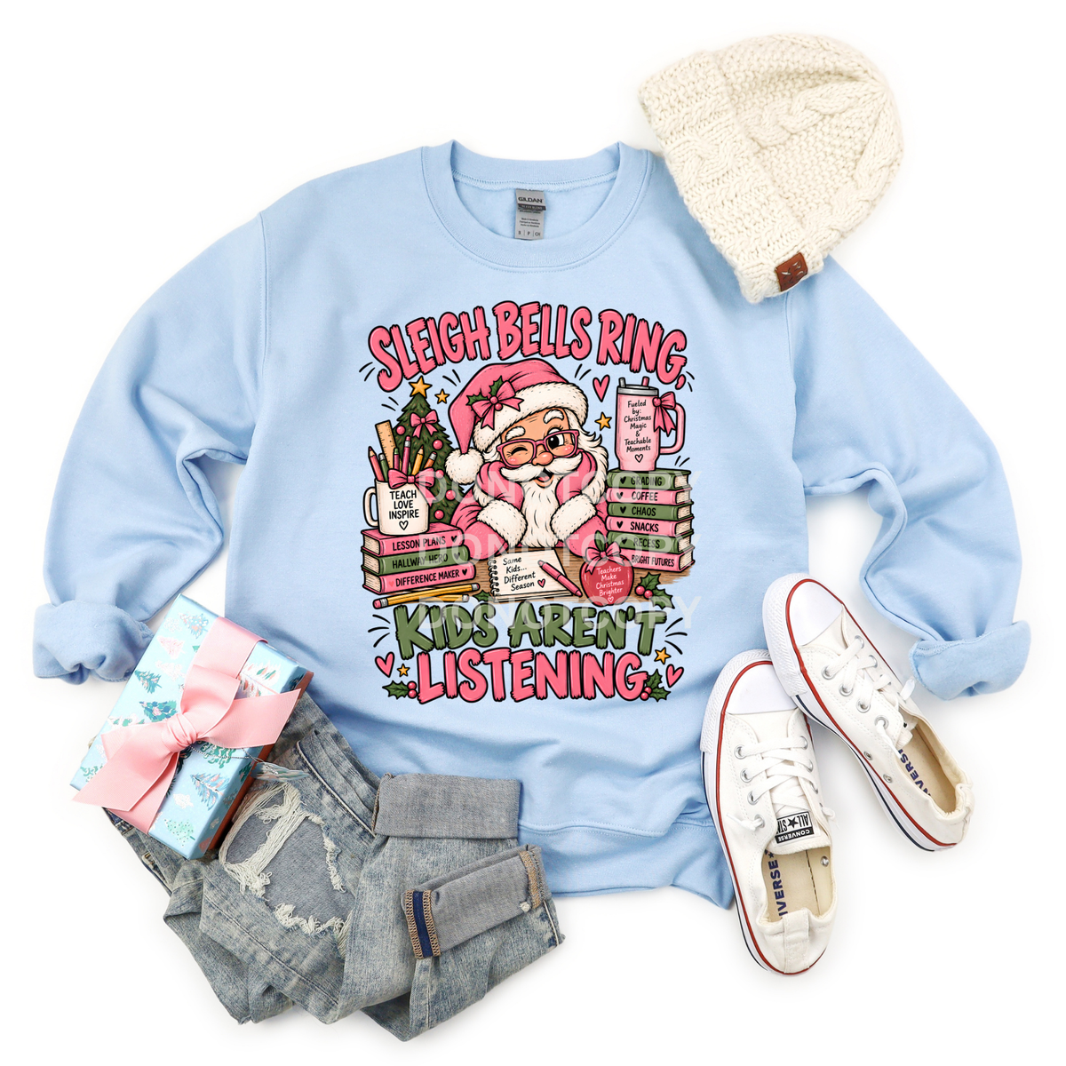 Sleigh bells ring kids aren't listening (CSG) DTF Transfer
