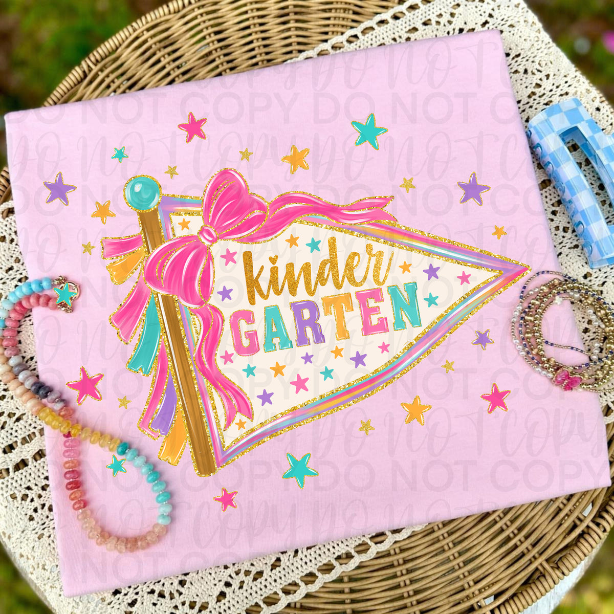 Kindergarten pennant (UAC) DTF Transfer