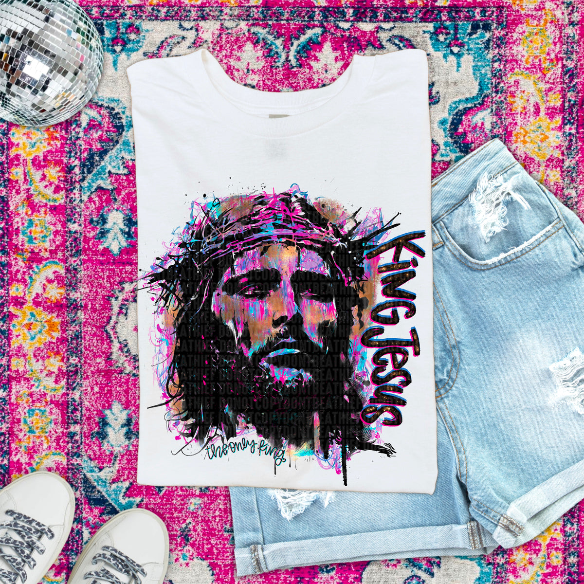 King Jesus 103861 DTF transfer