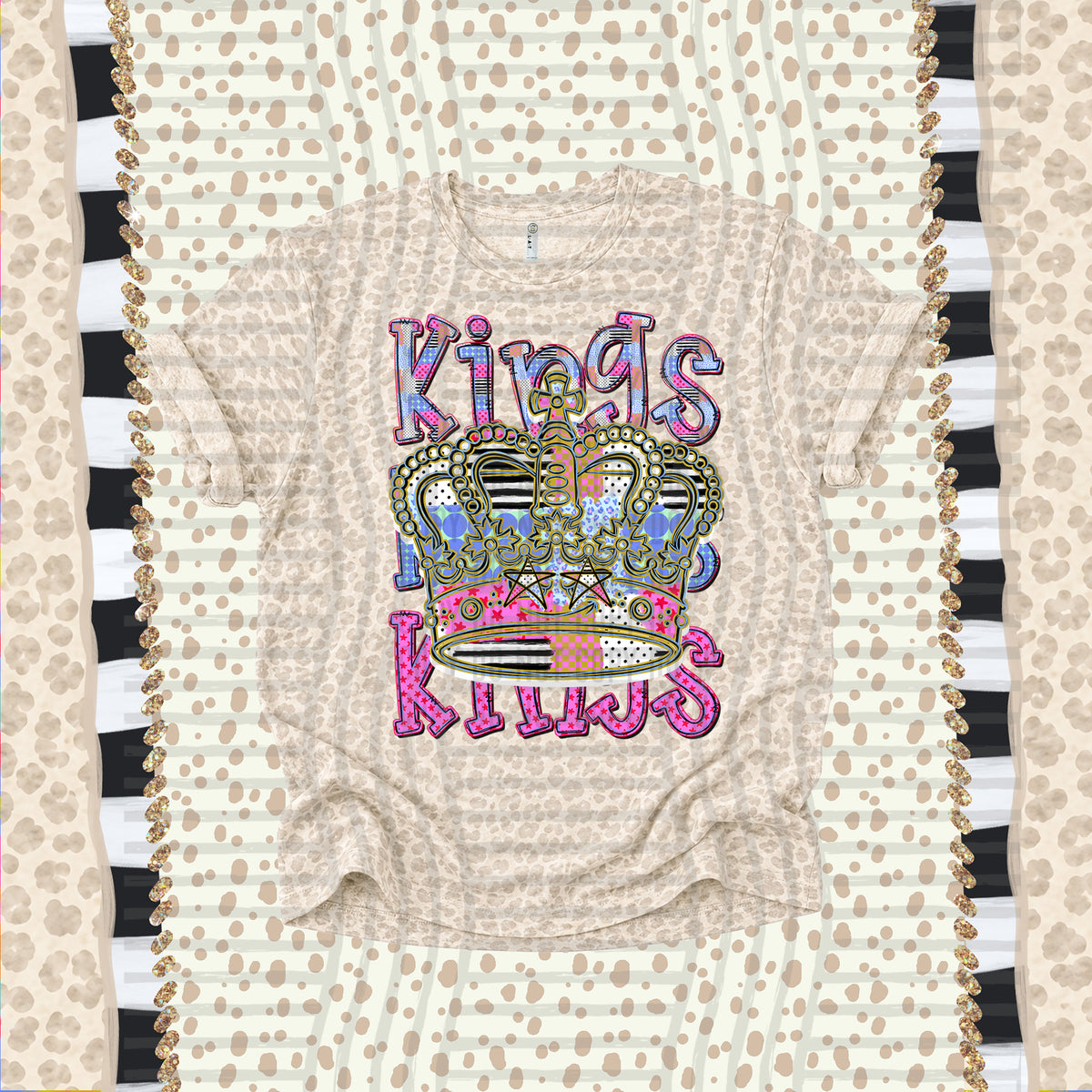 Kings-Dolly Doodle Print (Caplinger) DTF Transfer