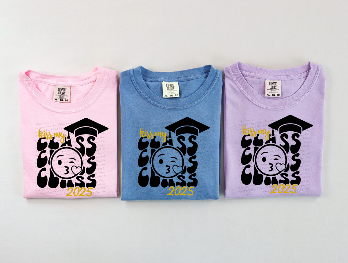 Kiss My Class 2025 Mortarboard 76689 DTF Transfer