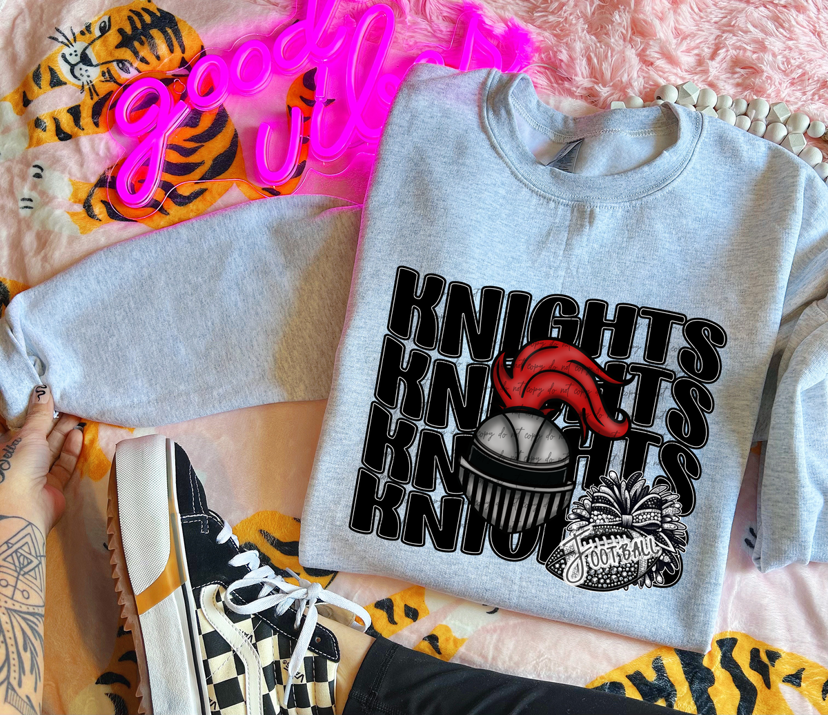 Knights Football Mascot 46109 DTF transfer