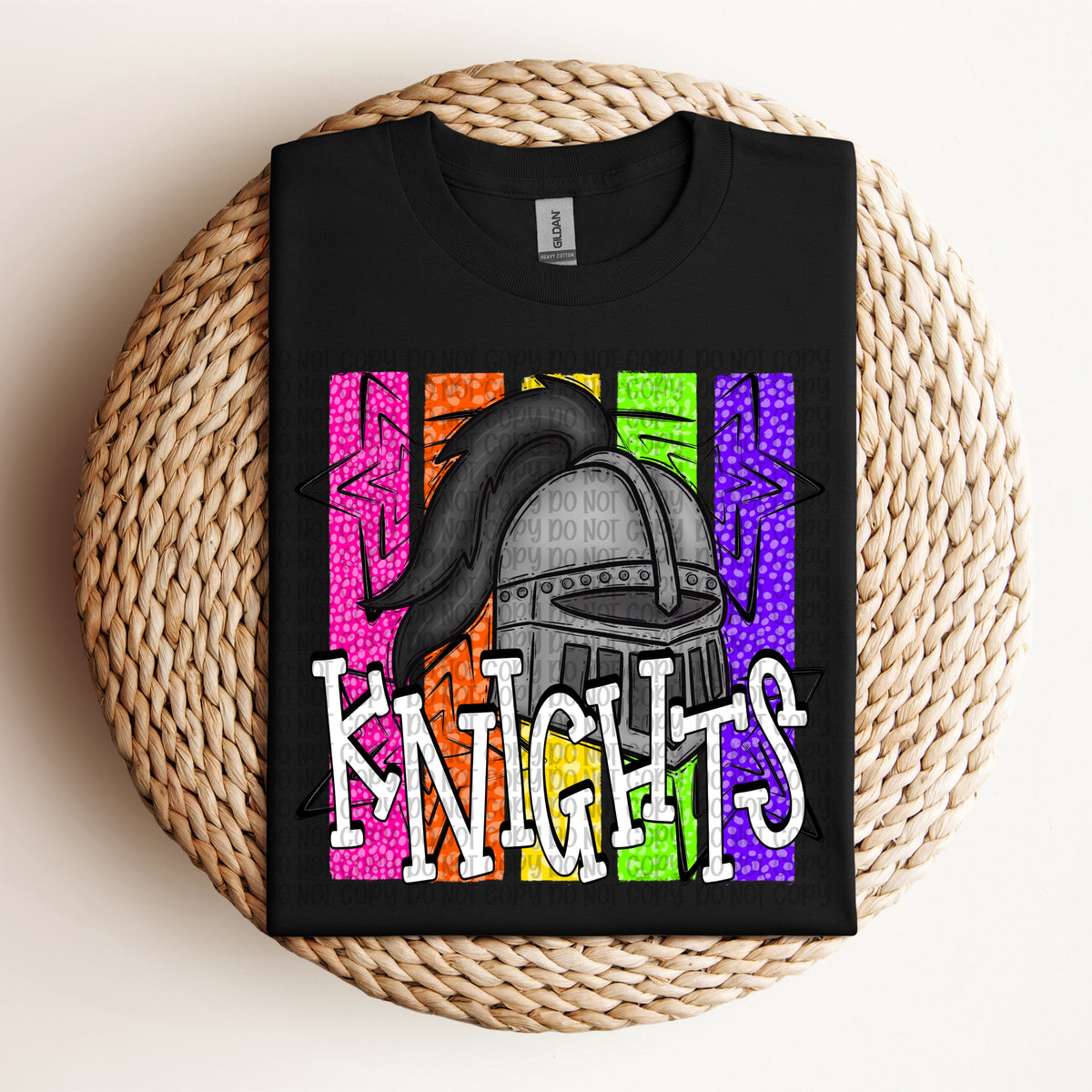 Knights neon stripes (VP) DTF Transfer