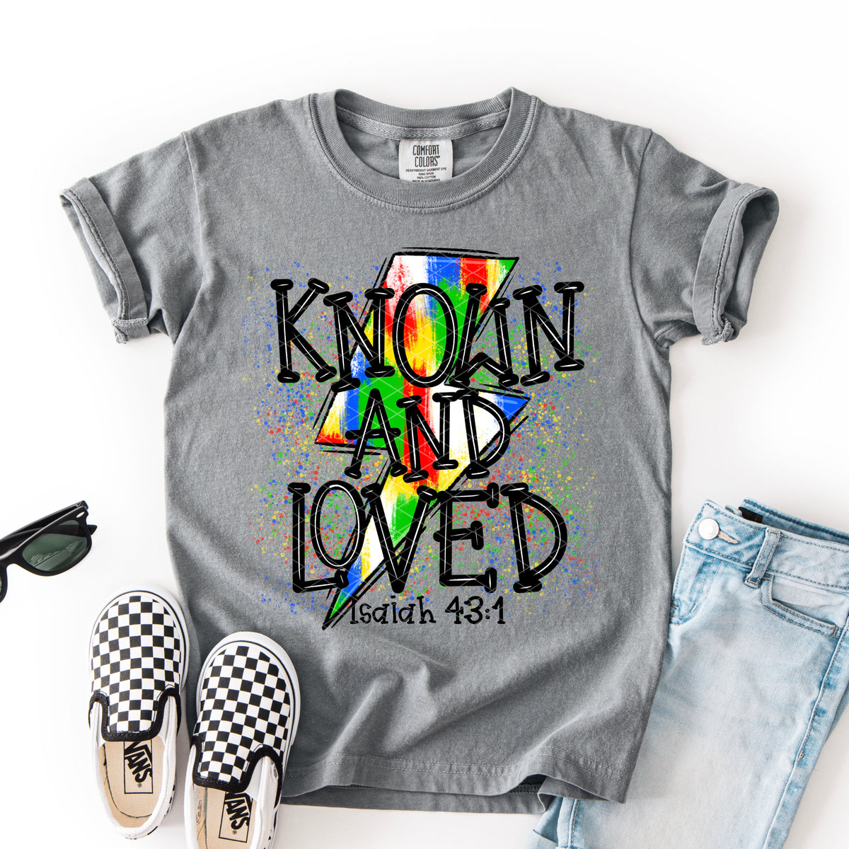 Known and loved lightning bolt (SDD) DTF Transfer