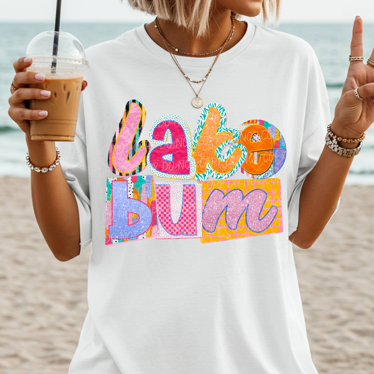 Lake bum magazine font (City) DTF Transfer