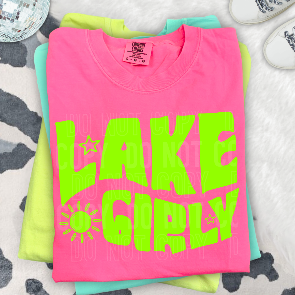 Lake girly NEON GREEN (SBB) DTF Transfer