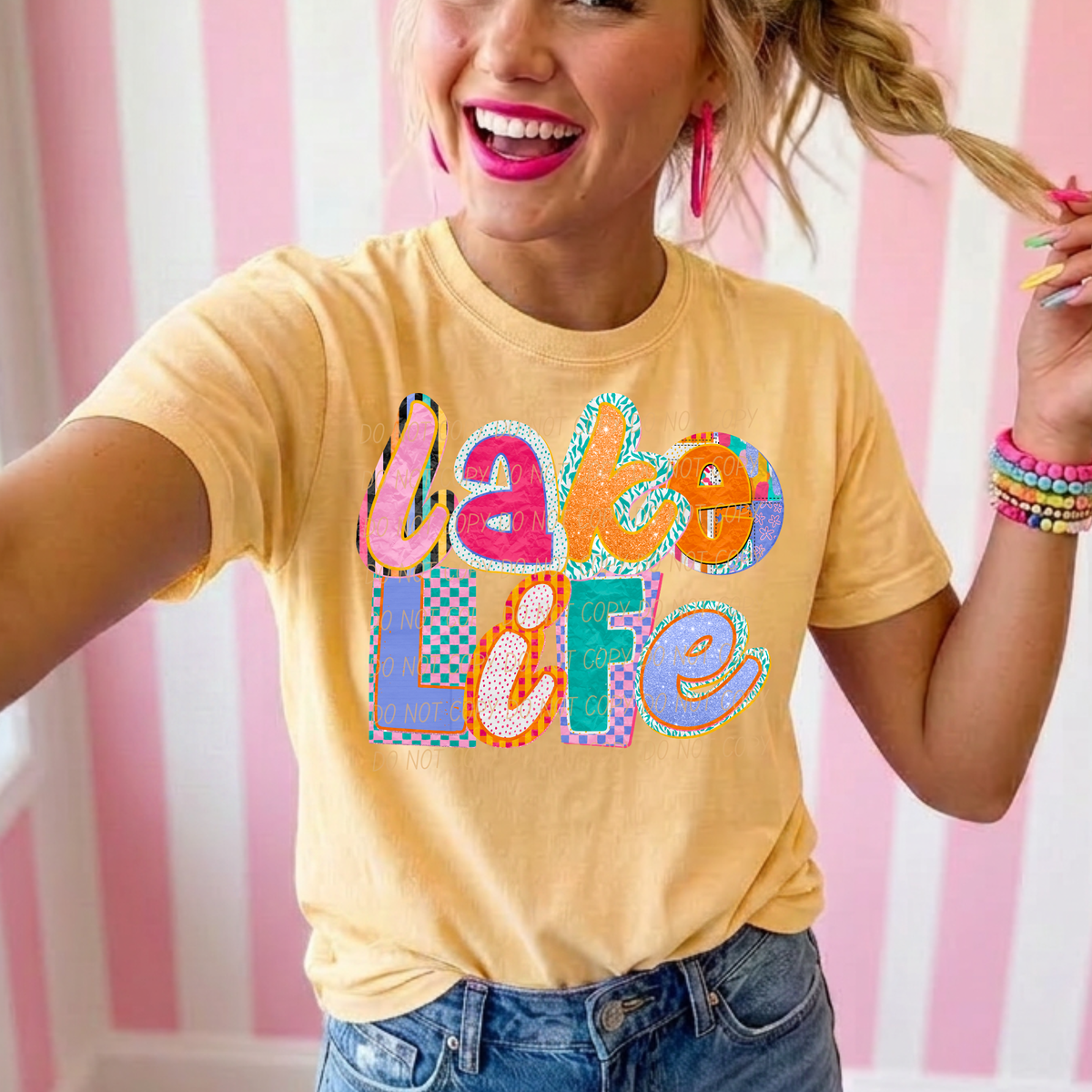 Lake life magazine font (City) DTF Transfer