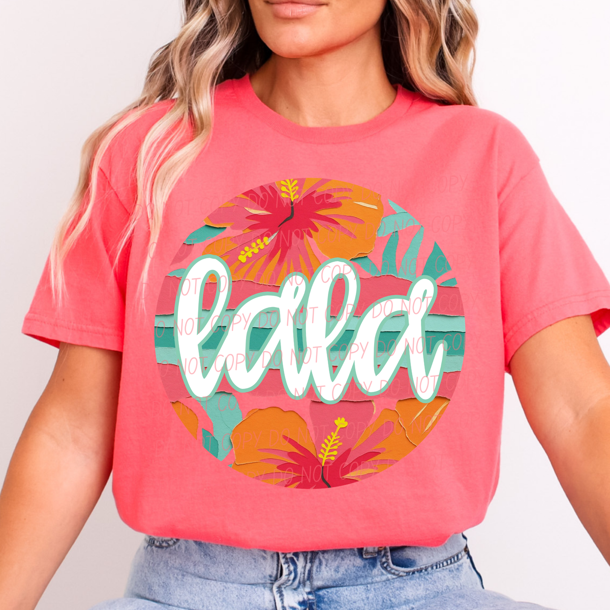 lala tropical circle (city) DTF Transfer