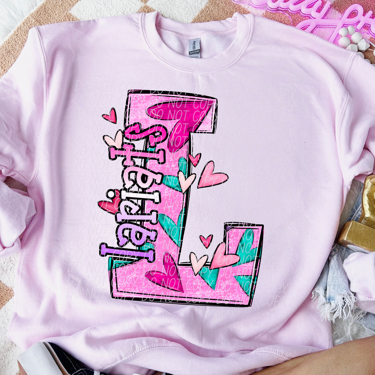 Lariats Valentine Mascot (City) DTF transfer