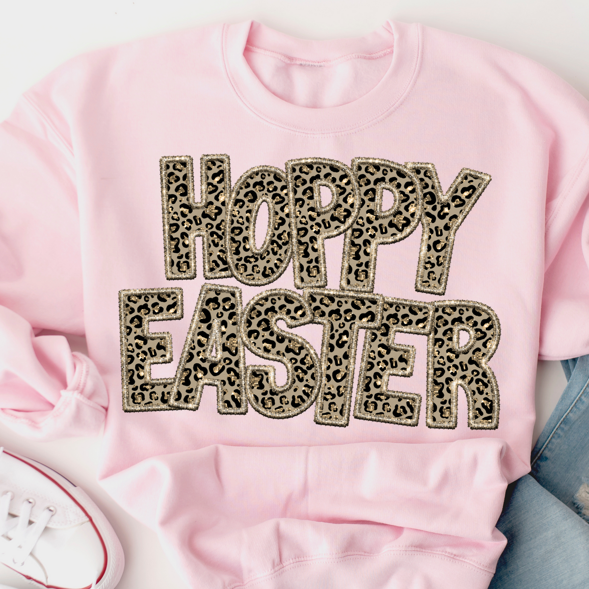 Hoppy easter leopard (CITY) 24287 DTF transfer