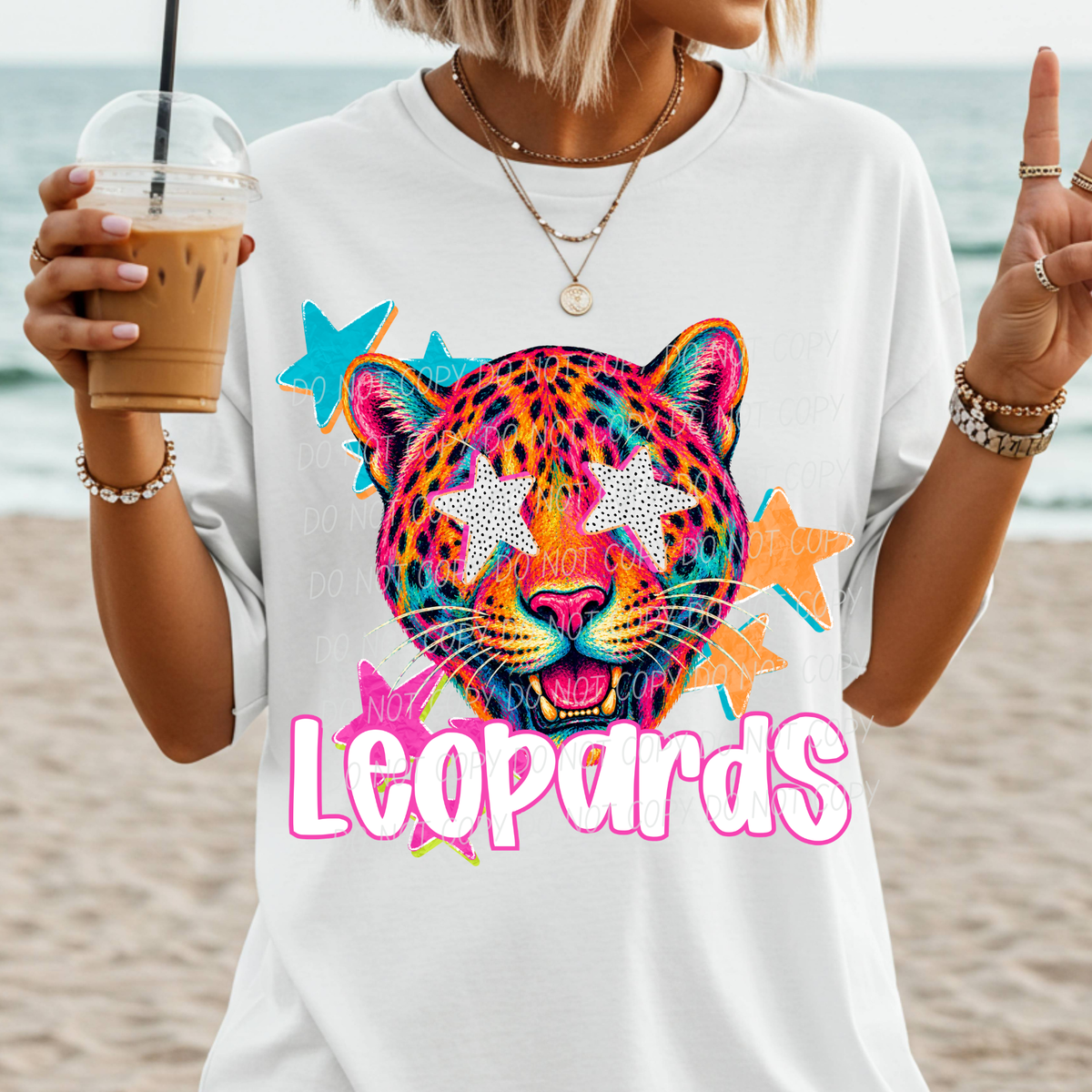 Leopards pop art (City) DTF Transfer