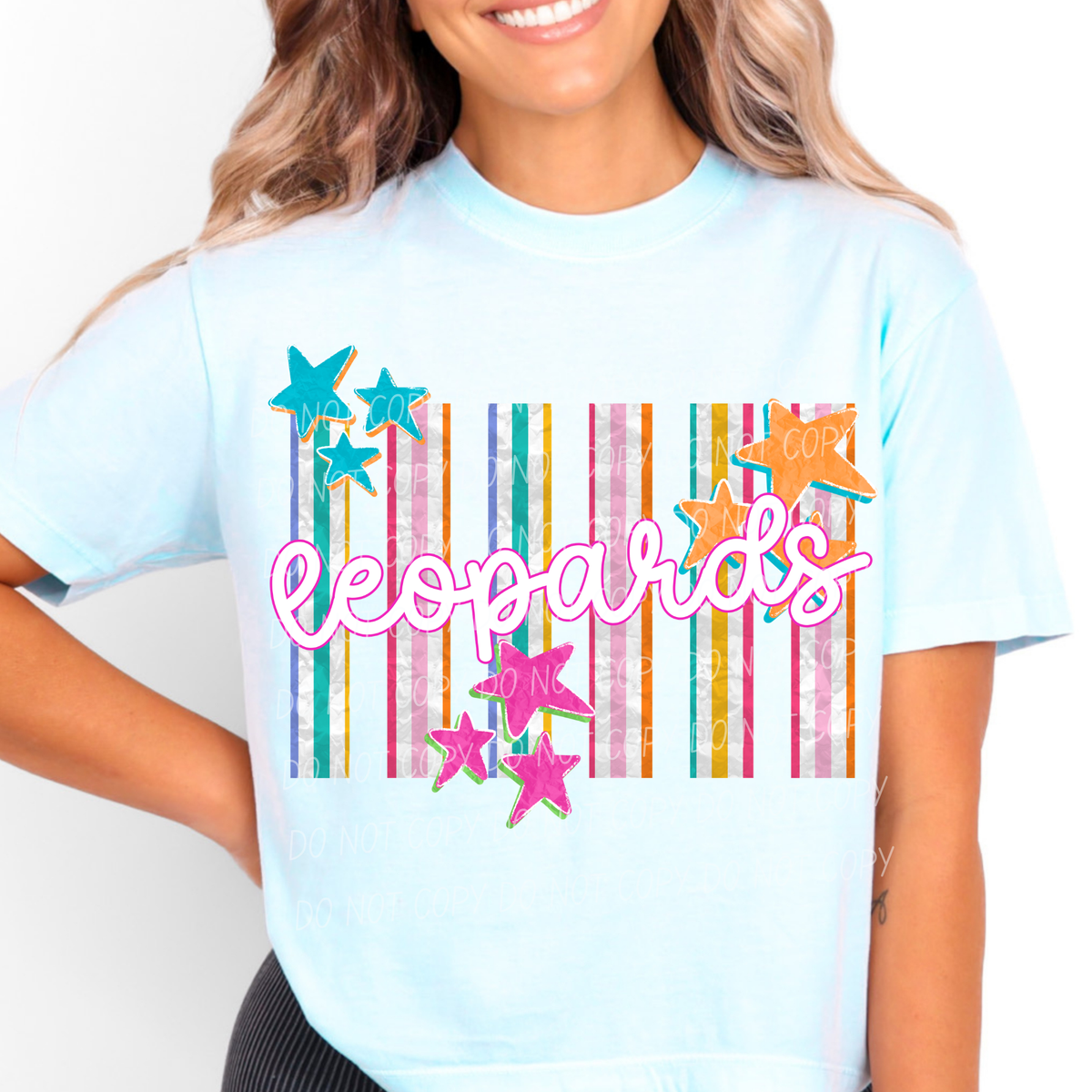 leopards spirit stripes (city) DTF Transfer