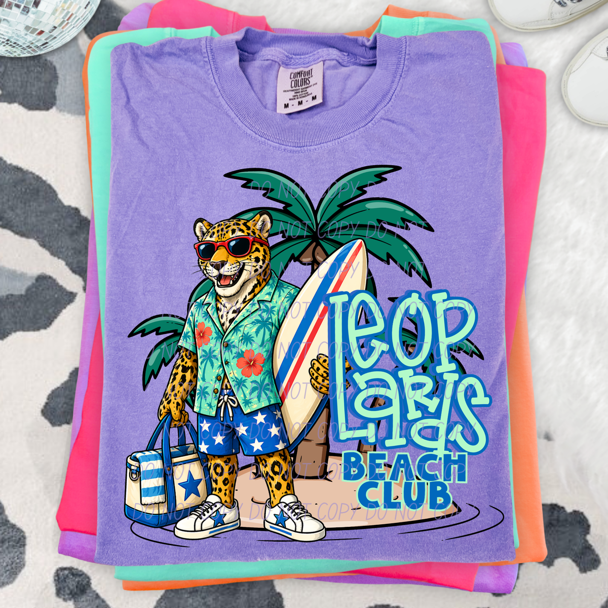 Leopards beach club (City) DTF transfer