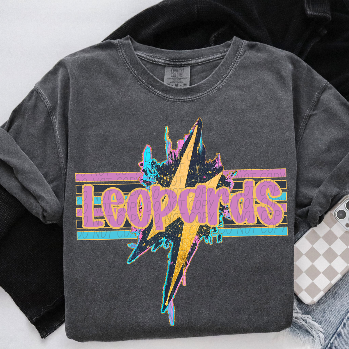 Leopards Geode Bolt (CITY) DTF transfer
